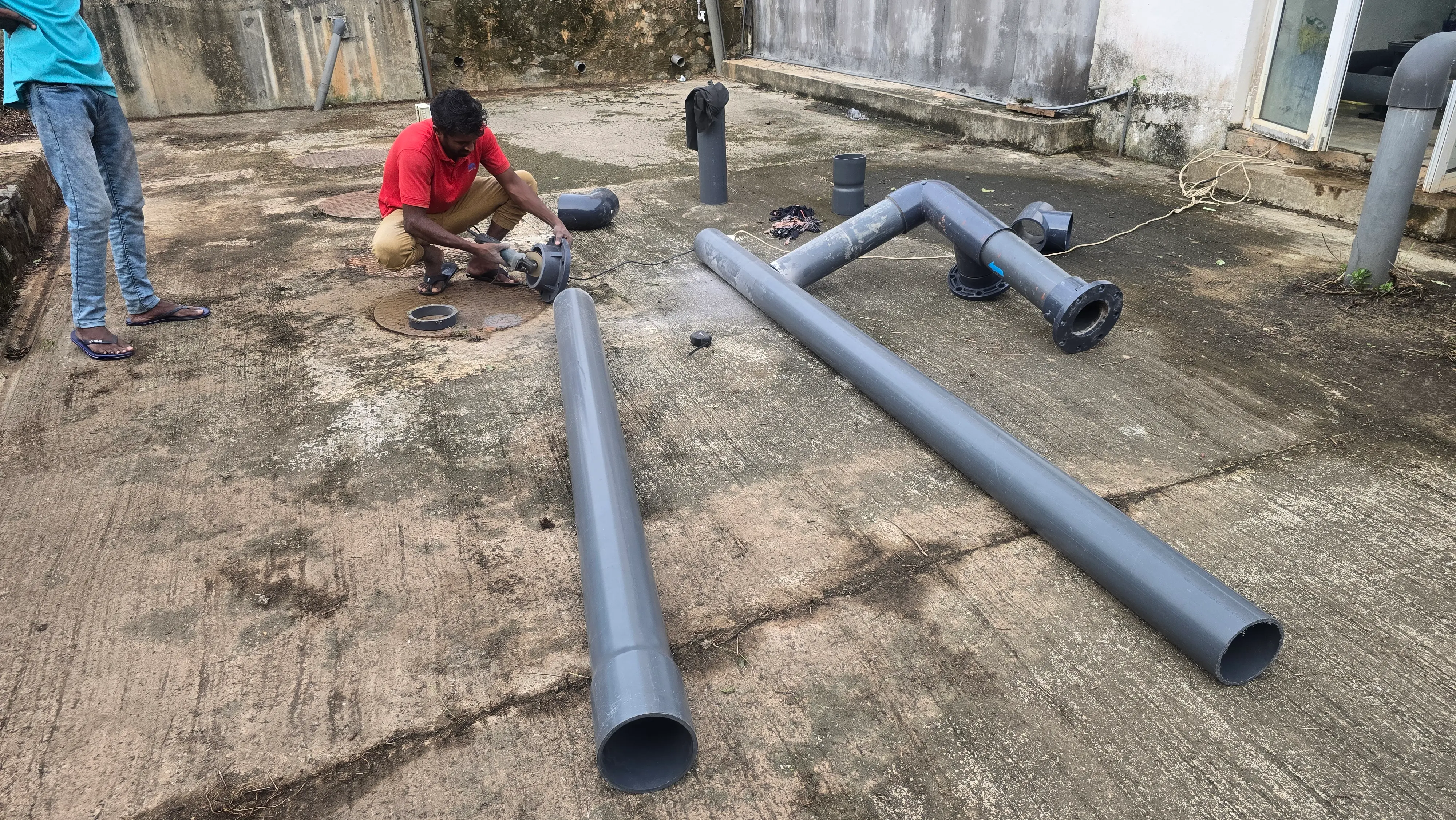 Pipeline Dismantling — Removal of damaged DN150 valve connection